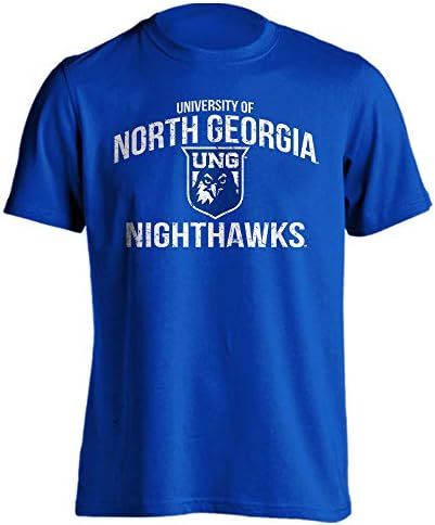 צפון ג'ורג'יה Nighthawks רטרו במצוקה חולצת שרוול קצר