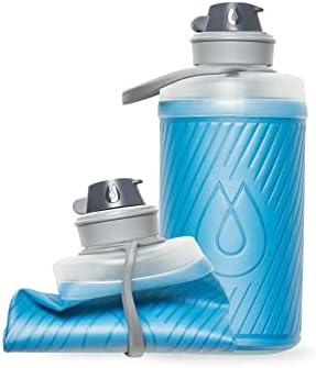 שטף הידראק ​​- בקבוק מים תרמילאים מתקפלים - BPA חופשי, אור אולטרה, כובע טוויסט מוגן לשפוך - אפור