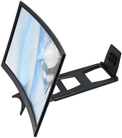 נייד מקרן מסך 3 ד מסך זכוכית מגדלת עבור טלפון חכם למתוח הארכת עיצוב אנטי-כחול אור עין הגנה מעוקל טלפון