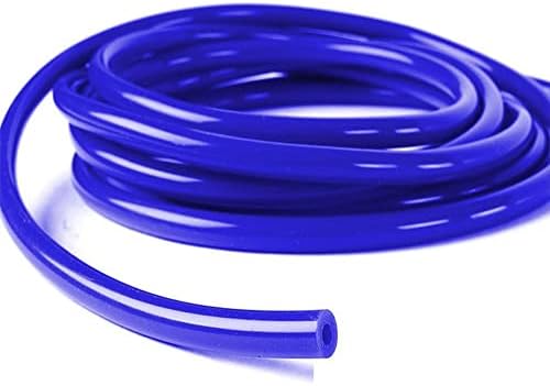 צינור ואקום סיליקון בטמפרטורה גבוהה 10 רגל עם עובי קיר 3 ממ כחול