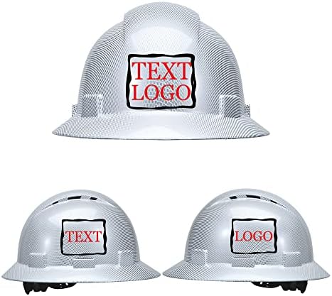 בטיחות בהתאמה אישית כובע קשה בניית עבודות בטיחות קסדת בטיחות מתכווננת מתלה מחגר שוליים מלאים עם כובע בניית