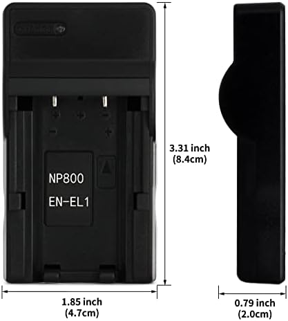 מטען USB EN-EL1 עבור Nikon Coolpix 4300, CoolPix 4500, CoolPix 4800, CoolPix 5000, CoolPix 5400,