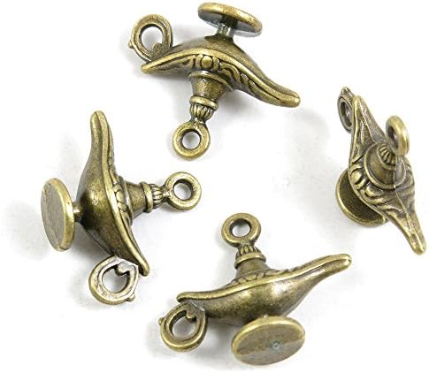 15 יחידות תכשיטי ביצוע קסמי עתיק עתיק ברונזה תכשיטים ביצוע קוצו קסמי ממצאי בתפזורת עבור צמיד שרשרת