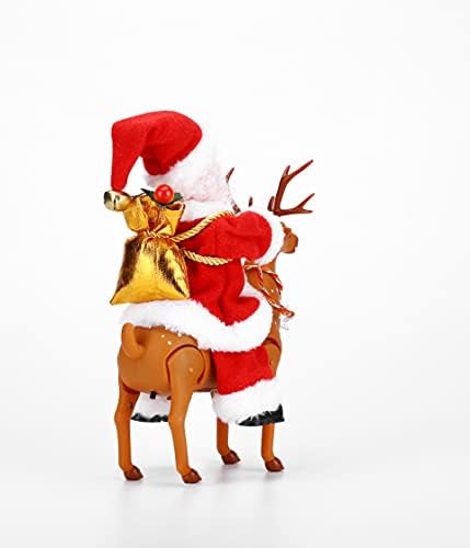 ג'וי אפרסק סנטה קלאוס מתנות למוזיקה, קישוטים לחג המולד מקורה ， מוזיקת ​​חג המולד קשיש קשיש רוכב על איילים,