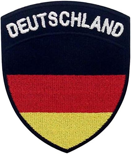 טלאי דגל מגן גרמניה גרמניה ברזל אפליקציות רקום על תפירה על סמל לאומי גרמני