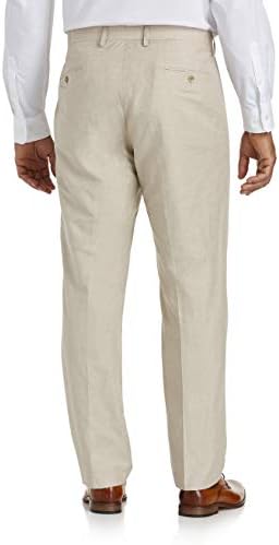 אוק היל מאת דקסל מכנסי חליפת פשתן גדולים וגבוהים