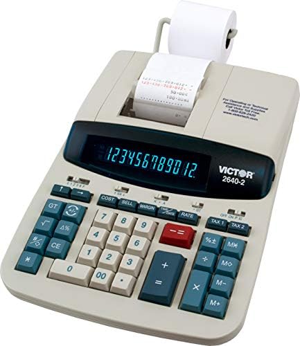 ויקטור 2640-2 12 ספרות מחשבון מסחרי כבד