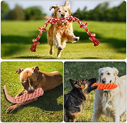 צעצועי חבלים לכלבים לכלבים גדולים, צעצועי כלבים לחג המולד מתנות גרב גרבי גרב צעצועי חידוש צעצועים אגרסיביים לעיסות
