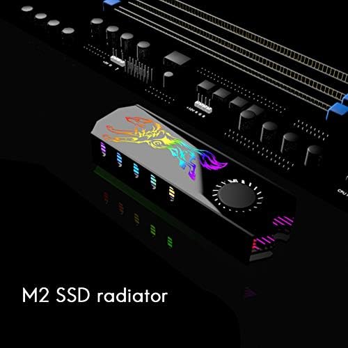 SHEVAN M2 SSD SSD CLESSINK VEST 5V ARGB M.2 2280 דיסק מוצק דיסק קשיח רדיאטור קירור מאוורר תרמי כרית