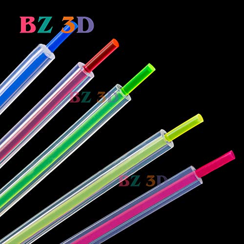 BZ 3D 3M גובה צינור FEP MMU2.0 עבור PRUSA I3 MK3 ENDER 3 ANET MK8 BOWDEN EXTRUDER 1.75 ממ נימה ID2MM