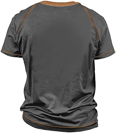 חולצות טריקו של Wenkomg1 Mens Slogan, זקן מגושם סגנון רטרו מודפס בסגנון ארוך/שרוול קצר שאומר חולצות