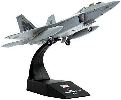 הפסידו פארק כיף 1: 100 F-22 Raptor Fighter התקפת מטוסים של מטוסים צבאיים לתצוגה צבאית מטוסי