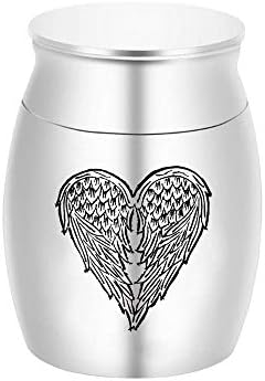 Yhsg urns לאפר אוהב כנפי מלאך כנפיים אשפה לאפר חיות מחמד אנושי שימושי להלוויה, קבורה, קולומבריום או מקום