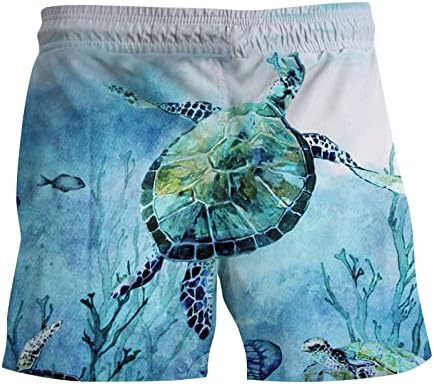 מכנסיים קצרים של לוח שחייה, מכנסיים קצרים מודפסים לגברים חוף הוואי חדש אופנה מכנסיים מזדמנים נושמים