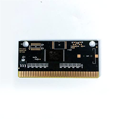 Aditi Antened Beast - ארהב תווית ארהב FlashKit MD Electroless Card PCB זהב עבור Sega Genesis