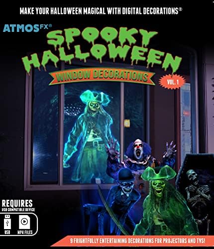 ערכת קישוט דיגיטלי של האחים Reaper Spooky כוללת 9 אפקטים וידאו של אטמוספקס עבור ליל כל הקדושים פלוס 48