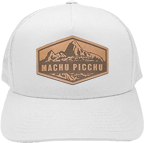 כובע פרוקוסה מאצ 'ו פיצ' ו — כובע סנאפבק רשת משאית עם תיקון עור-מתכוונן-גוראס פרואנה