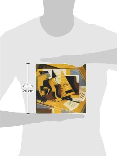 3דרוז 8 איקס 8 איקס 0.25 אינץ ' משטח עכבר, תמונה של ציור קוביזם מאת חואן גרי הגיטרה