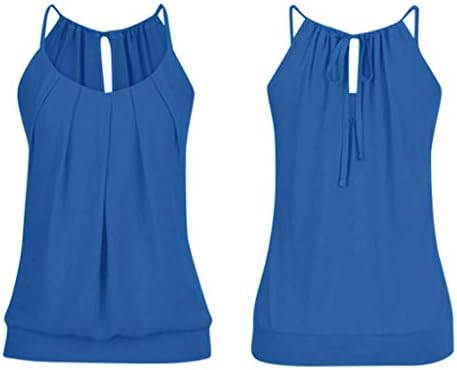 פעיל רופף חולצות לנשים נשים קיץ רופף מקומט או צוואר גופיות אפוד חולצה עיצוב משלך חולצות עבור