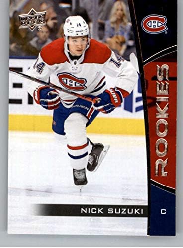 2019-20 סיפון עליון NHL טירון 3 ניק סוזוקי RC טירון מונטריאול קנדינס NHL הוקי כרטיס מסחר