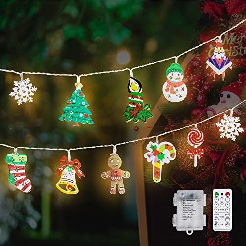 אורות חג המולד ג ' וג ' וביים עם מרחוק & מגבר; שָׁעוֹן עֶצֶר & קליפים אור חג המולד, 20 ווים מיני