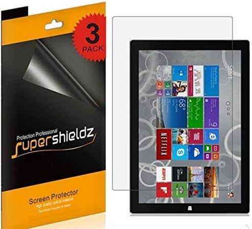 Supershieldz מיועד למגן המסך של Microsoft Surface Pro 3, מגן ברור בהגדרה גבוהה
