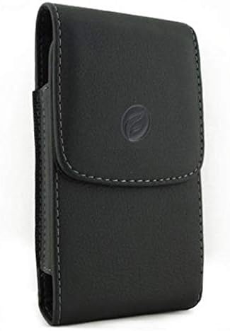 עריכת עור שחורה של עור PU כיסוי צד מגן נרתיק חגורת נרתיק עבור Net10 Samsung Galaxy S7 - Net10 ZTE