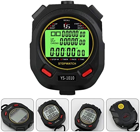 שעון Lioobo Running Stopwatch התאמנת התאמה טיימר שעון משחק למשחק