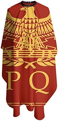 SPQR הסנאט הרומי סמל רומאי תספורת סינר שיער חיתוך סלון כף 55 x 66 אינץ