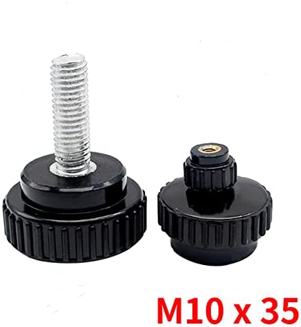 ברגי אגודל הידוק ידית בורג ידיות כוכב M10 x 35 ממ Bakelite עגול כפתור כפתור הידוק ידית בורג לציוד מכני 4