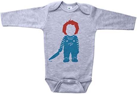 Baffle Chucky בהשראת Onesie, צ'אקי שנות התשעים, בגד גוף לתינוק, אימה אונסי