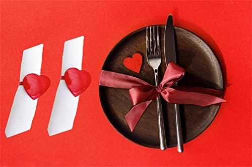 סגסוגת מתכת אהבה אדומה לב מפית טבעת לחתונה חג האהבה יום האם אירועים מיוחדים