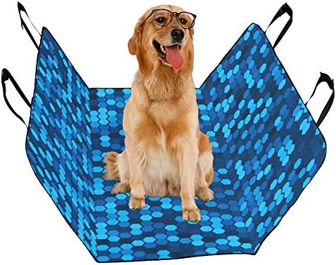 מותאם אישית כחול עיצוב צבע יצירתי אמנות חלום הדפסת רכב מושב מכסה לכלבים עמיד למים החלקה עמיד רך