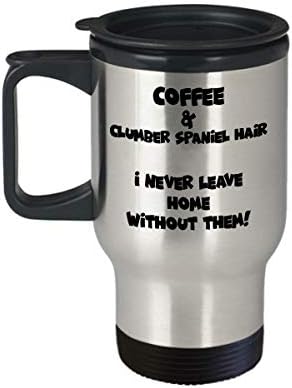 ספל נסיעות Clumber Spaniel - כוס קפה תה מצחיק וחמוד - מושלם לנסיעות ומתנות