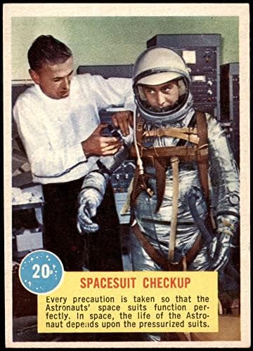 1963 Topps 20 בדיקת חליפת חללים לשעבר