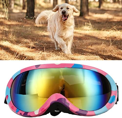 משקפי שמש של Spyminnpoo כלב משקפי כלבים, הגנת UV הגנה על אבק אבק משקפי חיות מחמד לניצחון לכלבים עיניים לובשים