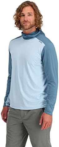 Simms Mens Bugstopper Solarflex 50+ חולצת קפוצ'י