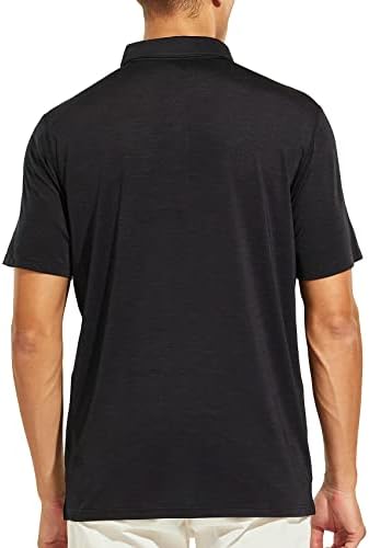 חולצות פולו של Haimont Mens שרוול קצר מהיר חולצות גולף יבש