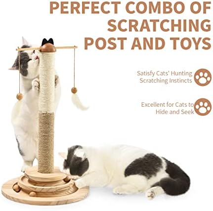 יוקי חתול גרוד לחתולים מקורה נוצת צעצוע, חתול גרוד, קקטוס חתול גרדן עץ חתול צעצועים