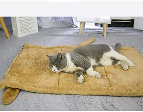 מיטות כלב חתול קן ארבע עונות אוניברסלי חמוד יצירתי חצי סגור חתול בית חתול מחצלת שינה לחיות מחמד תולעת