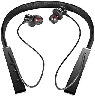 Byikun אוזניות אלחוטיות, ניצני אוזניים אוזניות Bluetooth אלחוטיות, Bluetooth 5.1 הרכבה על צוואר ספיגה מגנטית