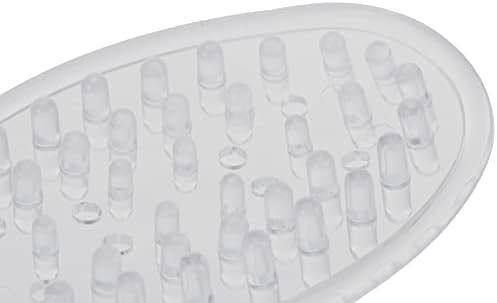 עיצוב כלי סבון מפלסטיק, שומר סבון ומחזיק ספוג למטבח-סט של 3, 0.75 על 3.25 על 4.75, ברור
