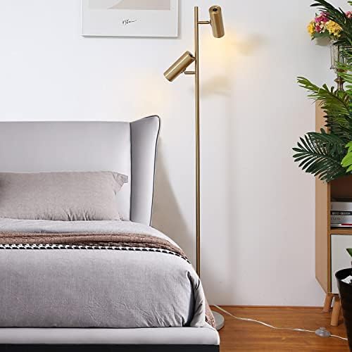 תאורת HSYILE KU300211 נעימה אלגנטית מודרנית חדר שינה יצירתי ומנורת רצפת סלון, תאורת מוט גבוהה