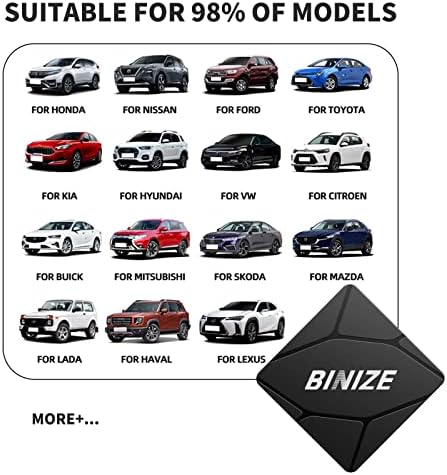 מתאם Binize Wirelss Carplay, 2023 הדונגל האלחוטי החדש ביותר של Carplay עבור מכוניות Carplay Wired Carplay