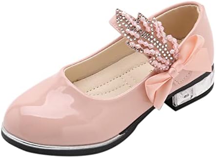 נעלי נסיכה פעוטות של Eoailr, ילדות קטנות ילדים בעקב נמוך נעלי נסיכה נסיכה נעלי שמלת מסיבות בית ספר