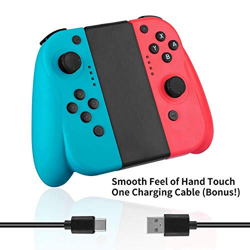 בקר אלחוטי למתג, Bestoff Neon Red Neon Constrals תואמים לקונסולת Switch Nintendo כתחליף לבקר Joy Con