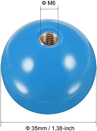 Meccanixity Joystick ידית ראש כדור עליון M6 אדום/ירוק/שחור/צהוב/כחול קל להתקנה עבור חלק ארקייד