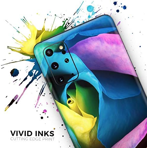 תכנן Skinz Rainbow Dyed Rose v3 מגן מדבקות ויניל עוטף כיסוי עור תואם ל- Samsung Galaxy S20