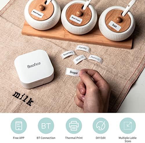 Fangzi Q30 תווית Maker Maker Maker Mini Pocket Pocket תווית תרמית מדפסת הכל ב- BT BT Connective TAG DIY DIY DATE