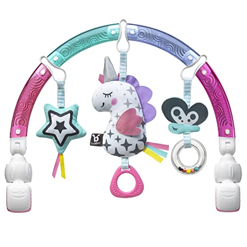 Benbat Baby Typlerer Arch Toy Toy Rainbow חברים מסנוורים מנגנים בר. יילודים מהנים פעילות חושית, מתכווננת